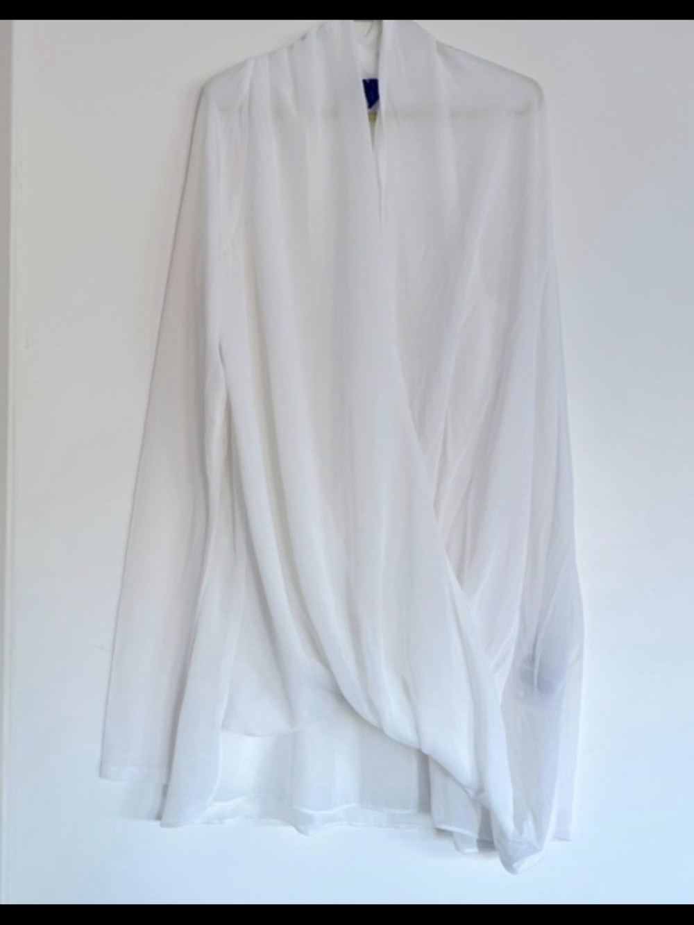 50%off🎊Marciano asymmetrical Long-sleeves Blouse